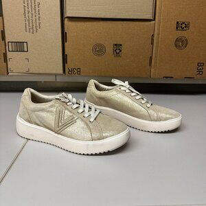Vionic Women's Kearney Sneakers in Metallic Gold, 11